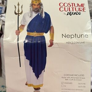 Never worn Men’s Neptune Costume & accessories  in package